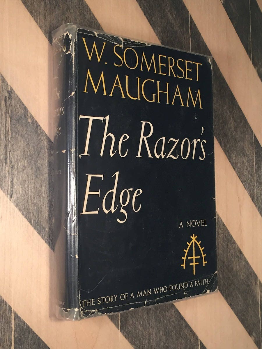 The Razor's Edge by W. Somerset Maugham (1944) hardcover book