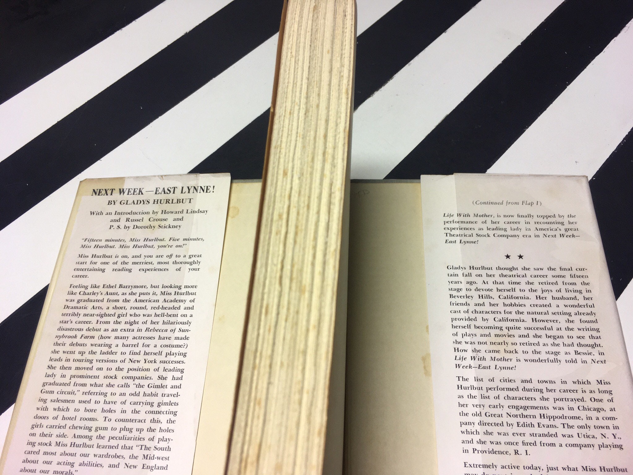 Next Week East Lynne! By Gladys Hurlbut With and Introduction by