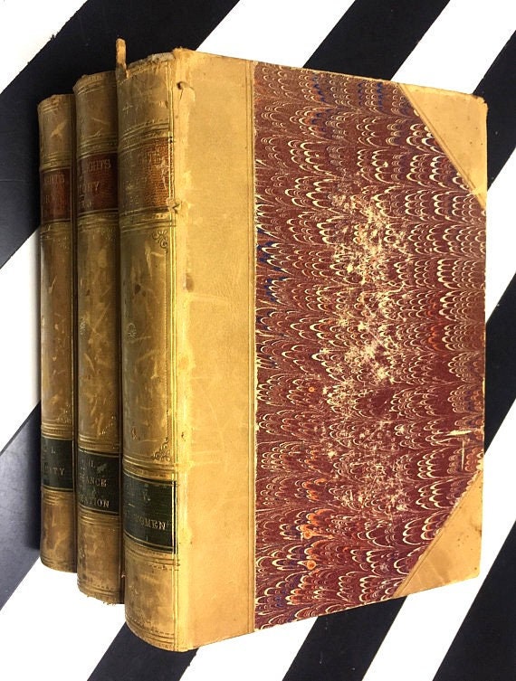 Beacon Lights of History (Vols. I, III, V) by John Lord, LL.D. (1884-1885) hardcover books