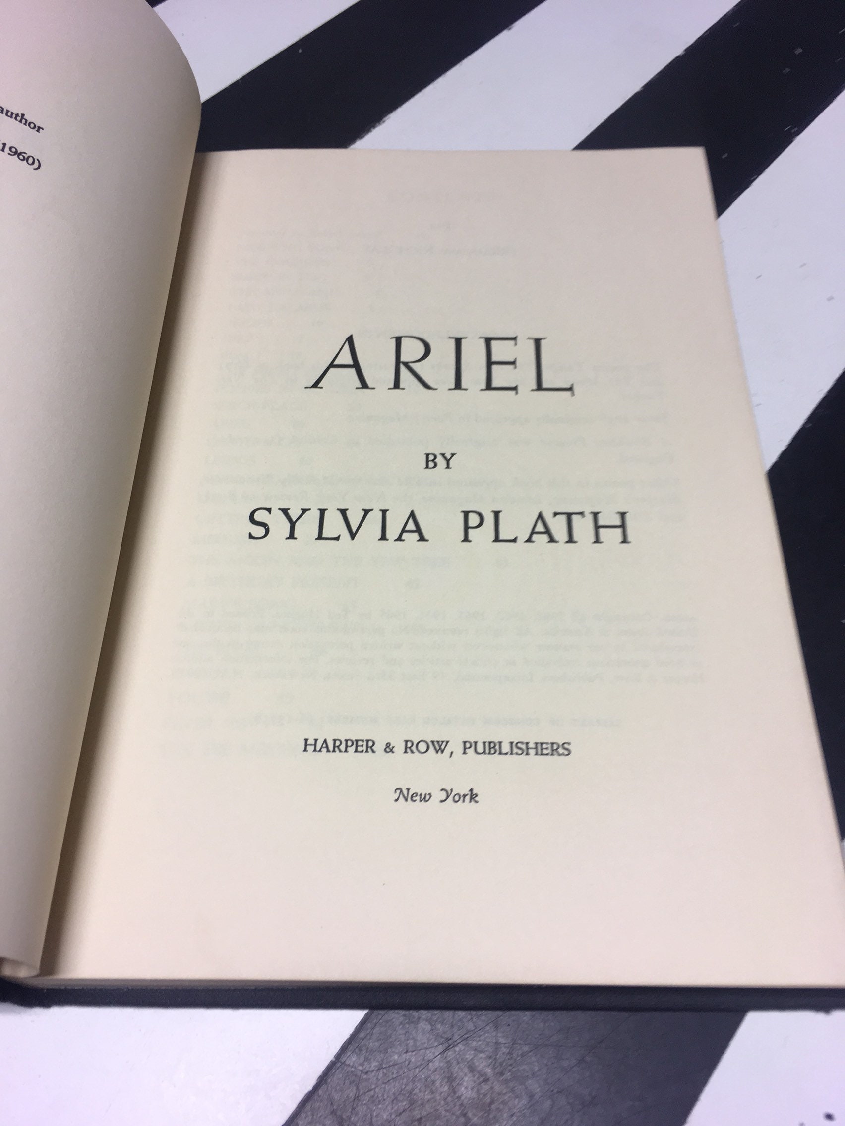 Ariel by Sylvia Plath (1975) hardcover book Ariel by Sylvia Plath (1975) hardcover book