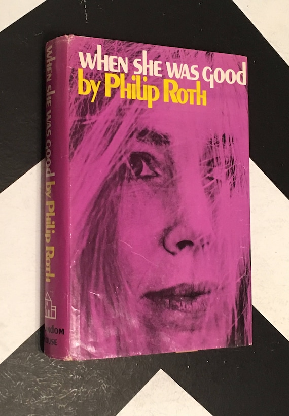 When She Was Good by Philip Roth purple vintage fiction novel (Hardcover, 1967)