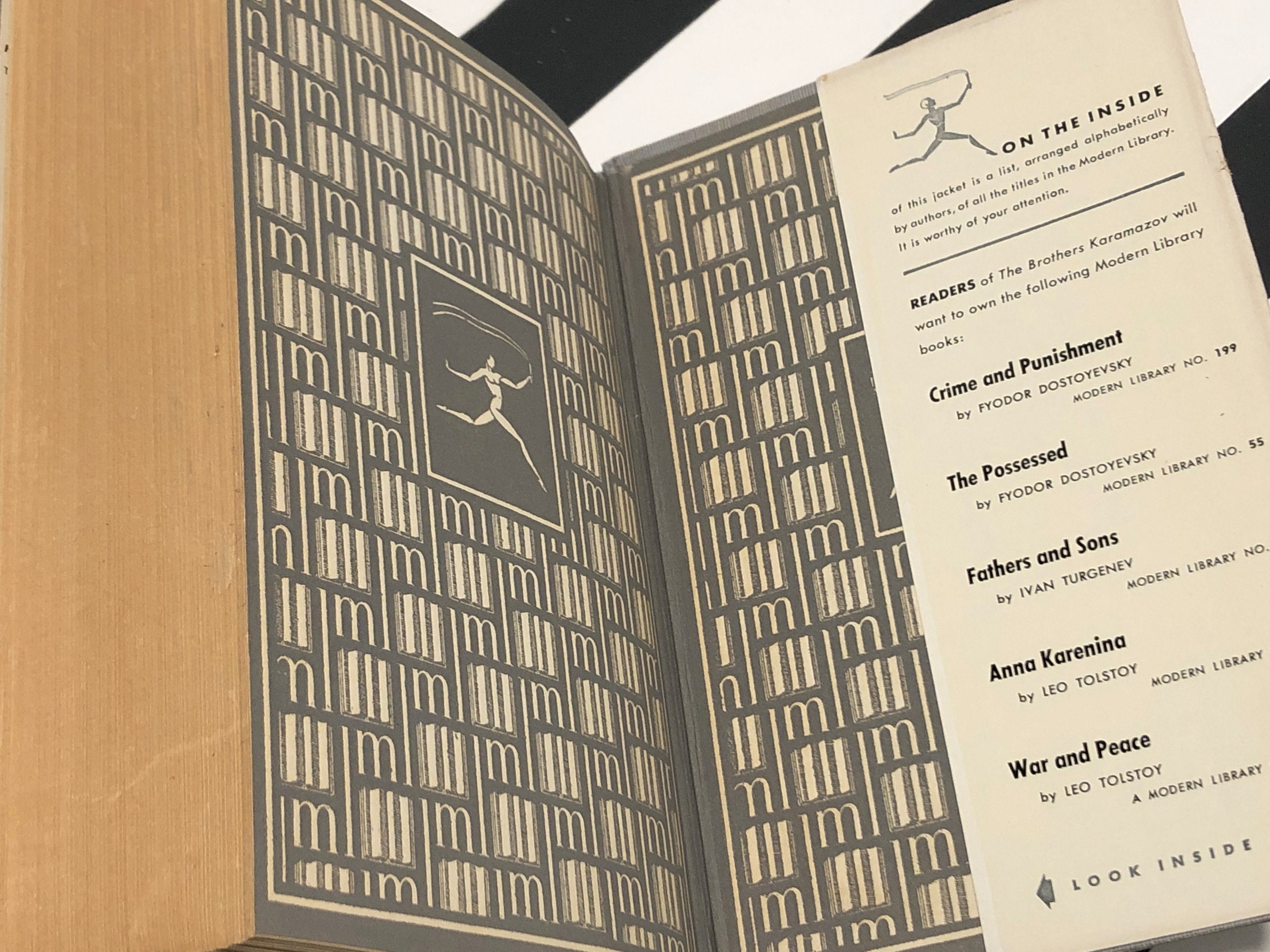 The Brothers Karamazov by Fyodor Dostoyevsky (1952) hardcover Modern