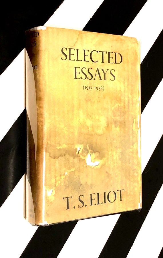 Selected Essays by T. S. Eliot (1950) hardcover book
