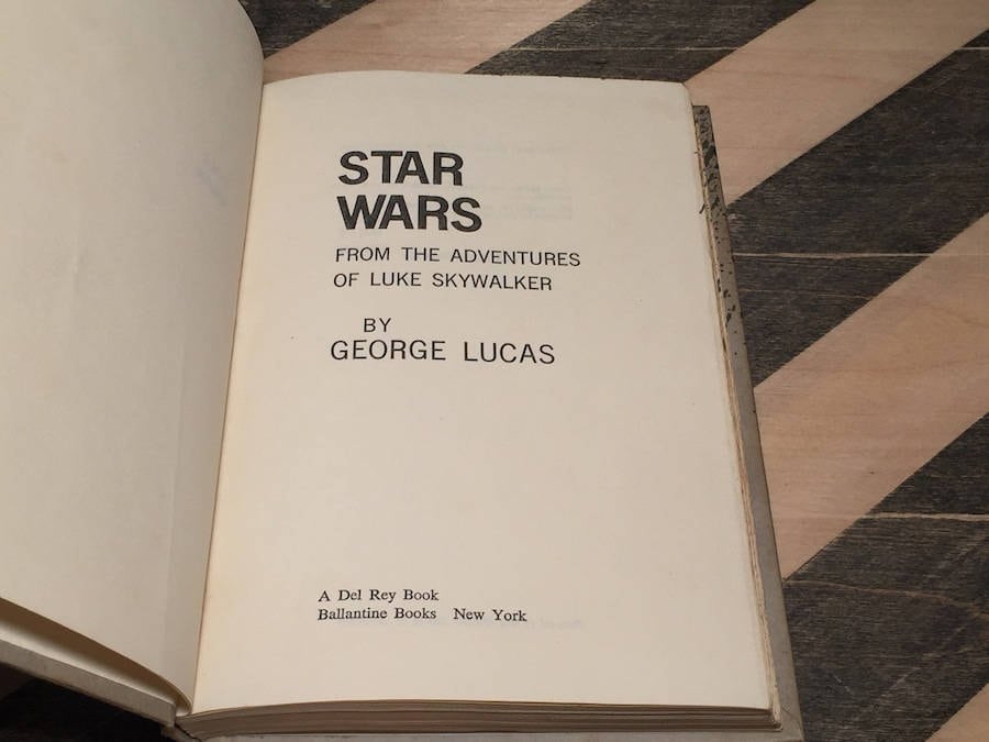 Star Wars by Lucas (hardcover book, 1976)