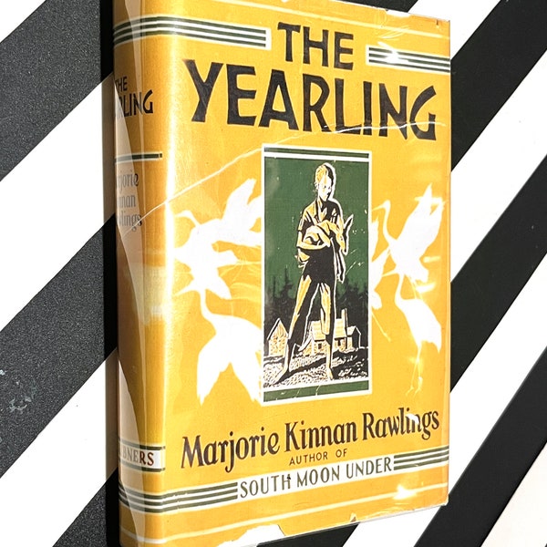 The Yearling by Marjorie Kinnan Rawlings  (1938) hardcover book