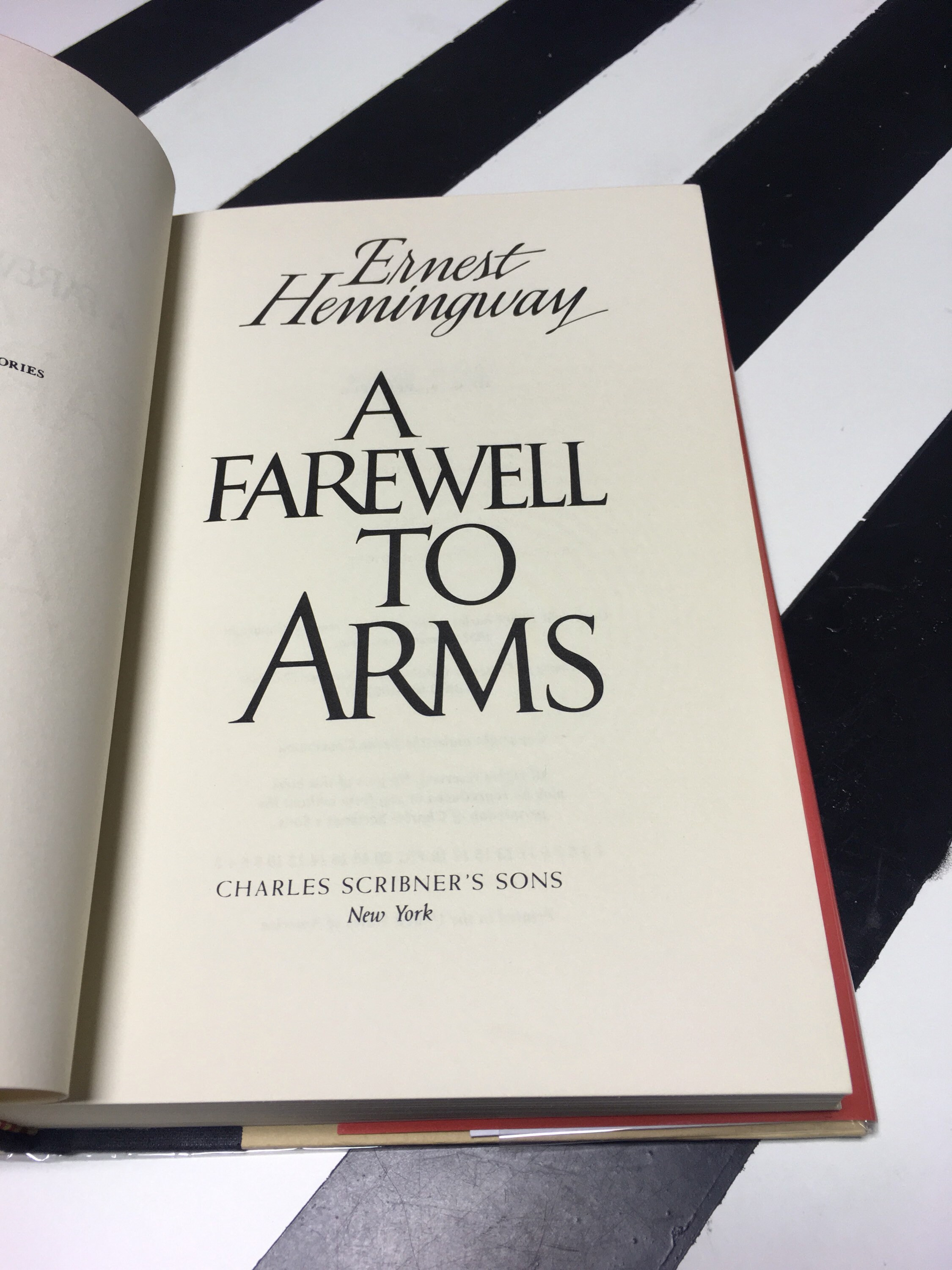 A Farewell to Arms by Ernest Hemingway (1983) hardcover book A Farewell to Arms by Ernest Hemingway (1983) hardcover book