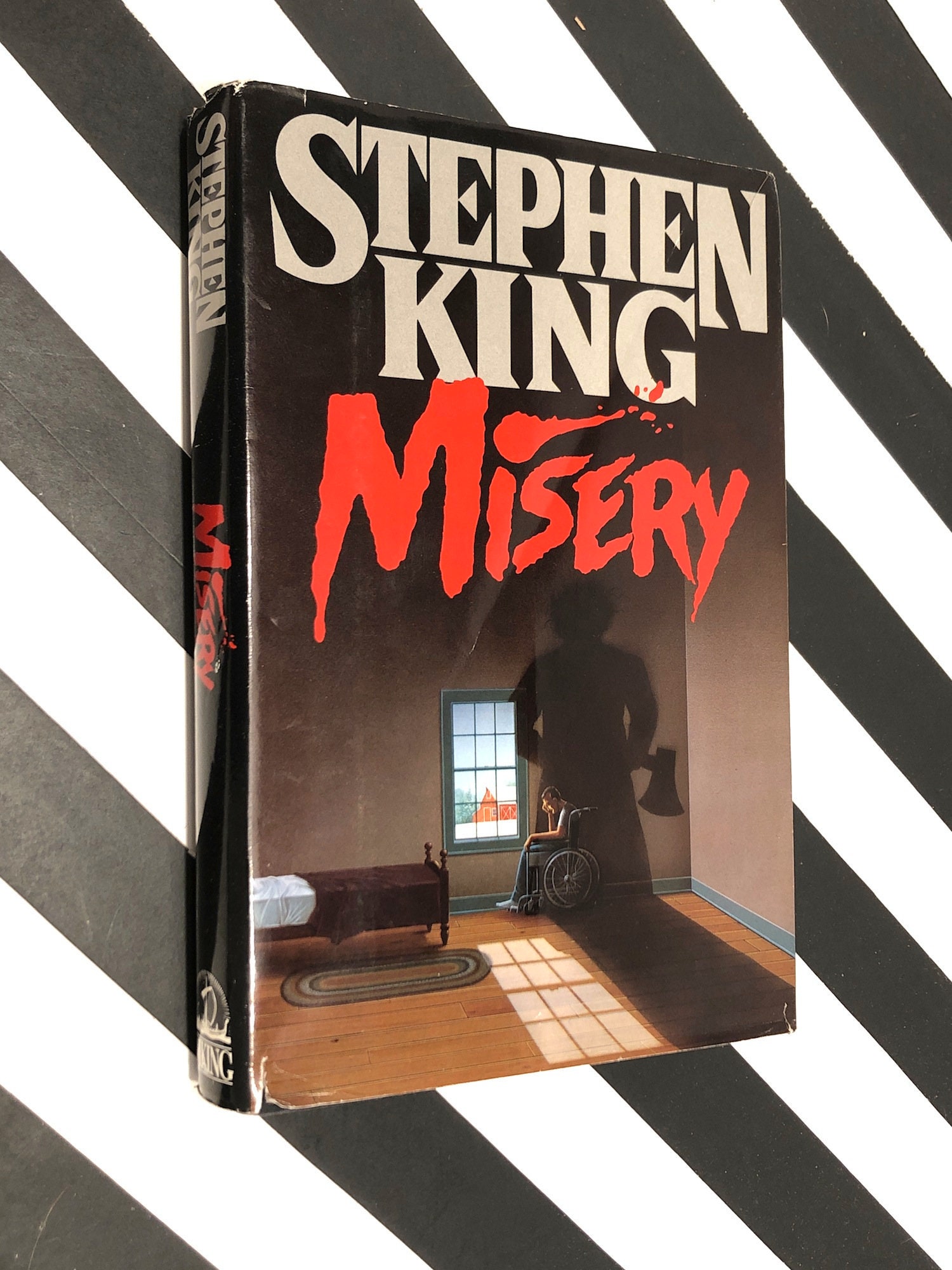 Misery by Stephen King (1987) hardcover first edition