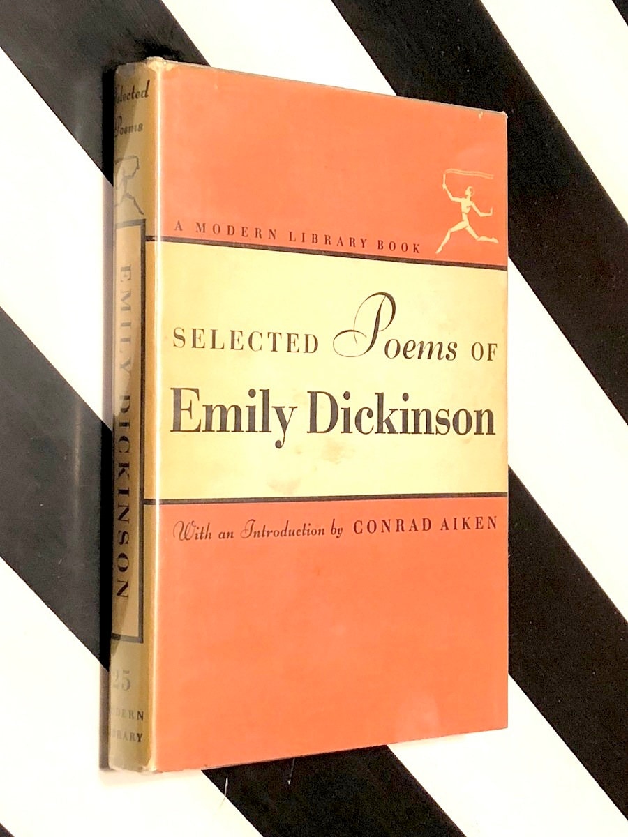 Selected Poems of Emily Dickinson (1924) Modern Library hardcover book