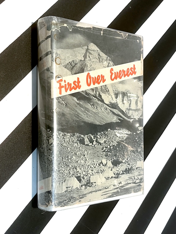 First over Everest by P.F.M. Fellowes (1934) hardcover book