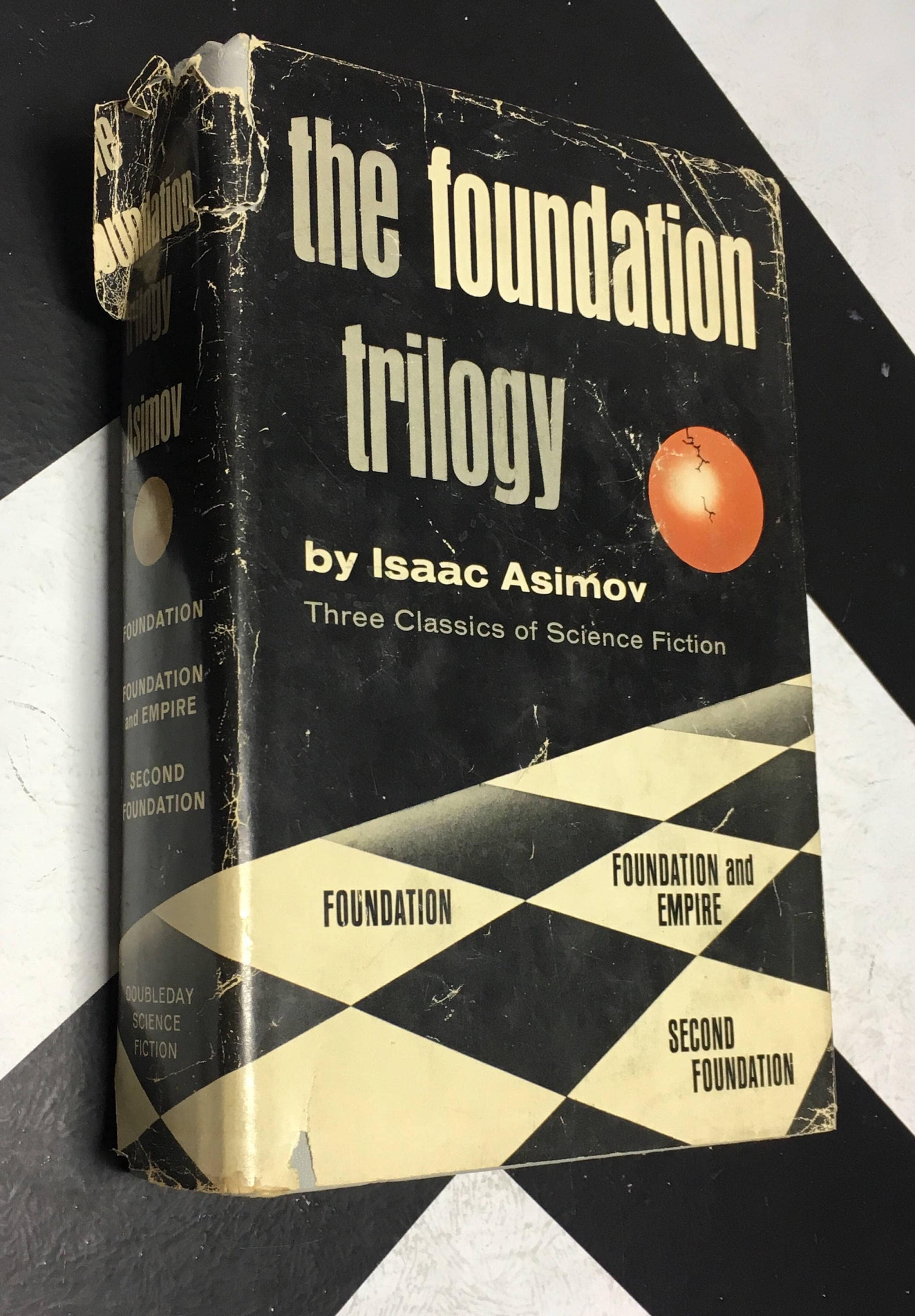 The Foundation Trilogy Three Classics of Science Fiction by Isaac Asimov vintage fantasy