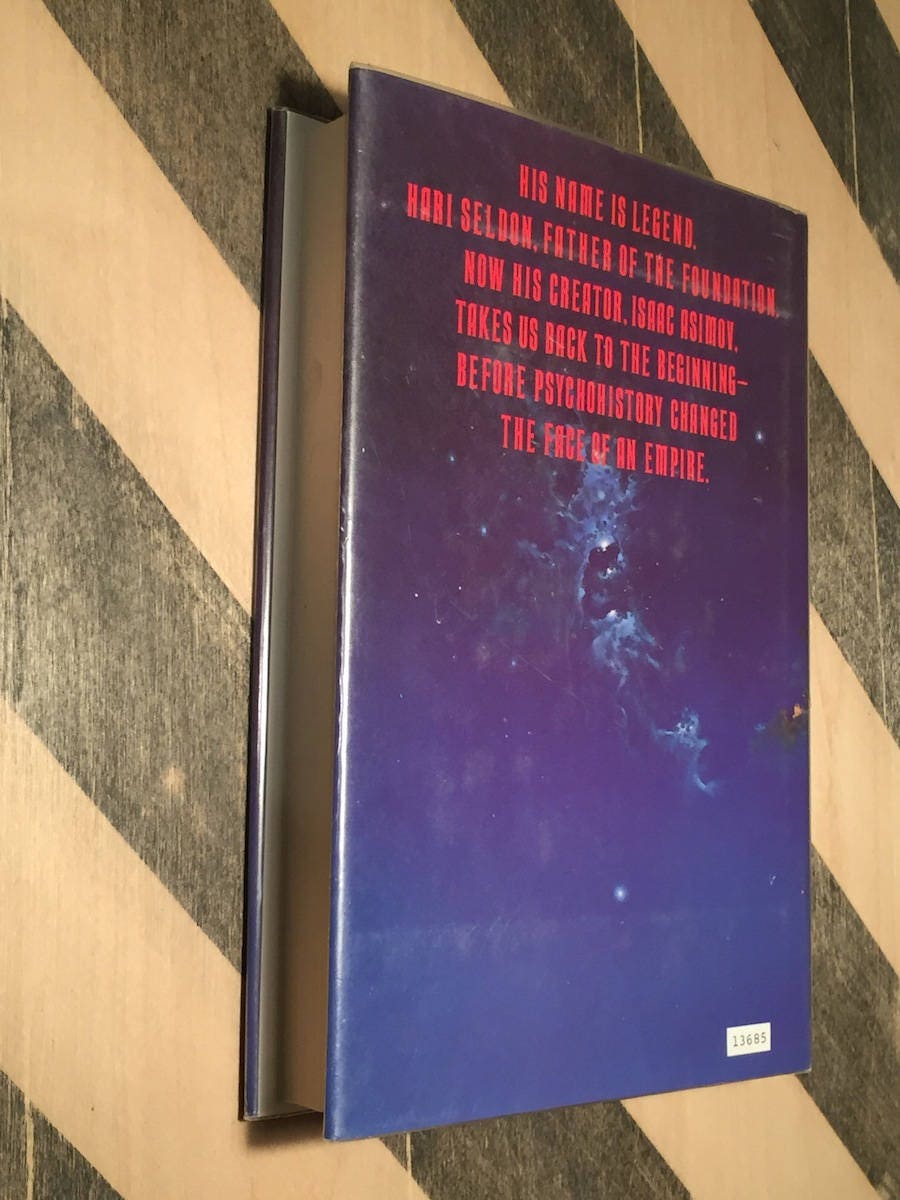 Prelude to Foundation by Isaac Asimov (1988) hardcover book