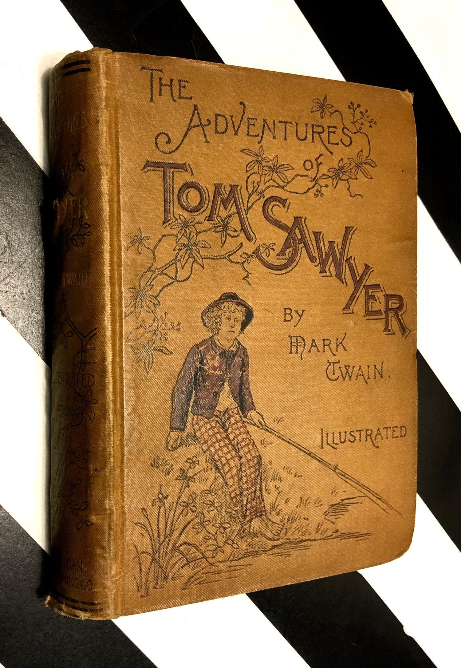 The adventures of tom sawyer by mark twain 1892 hardcover book