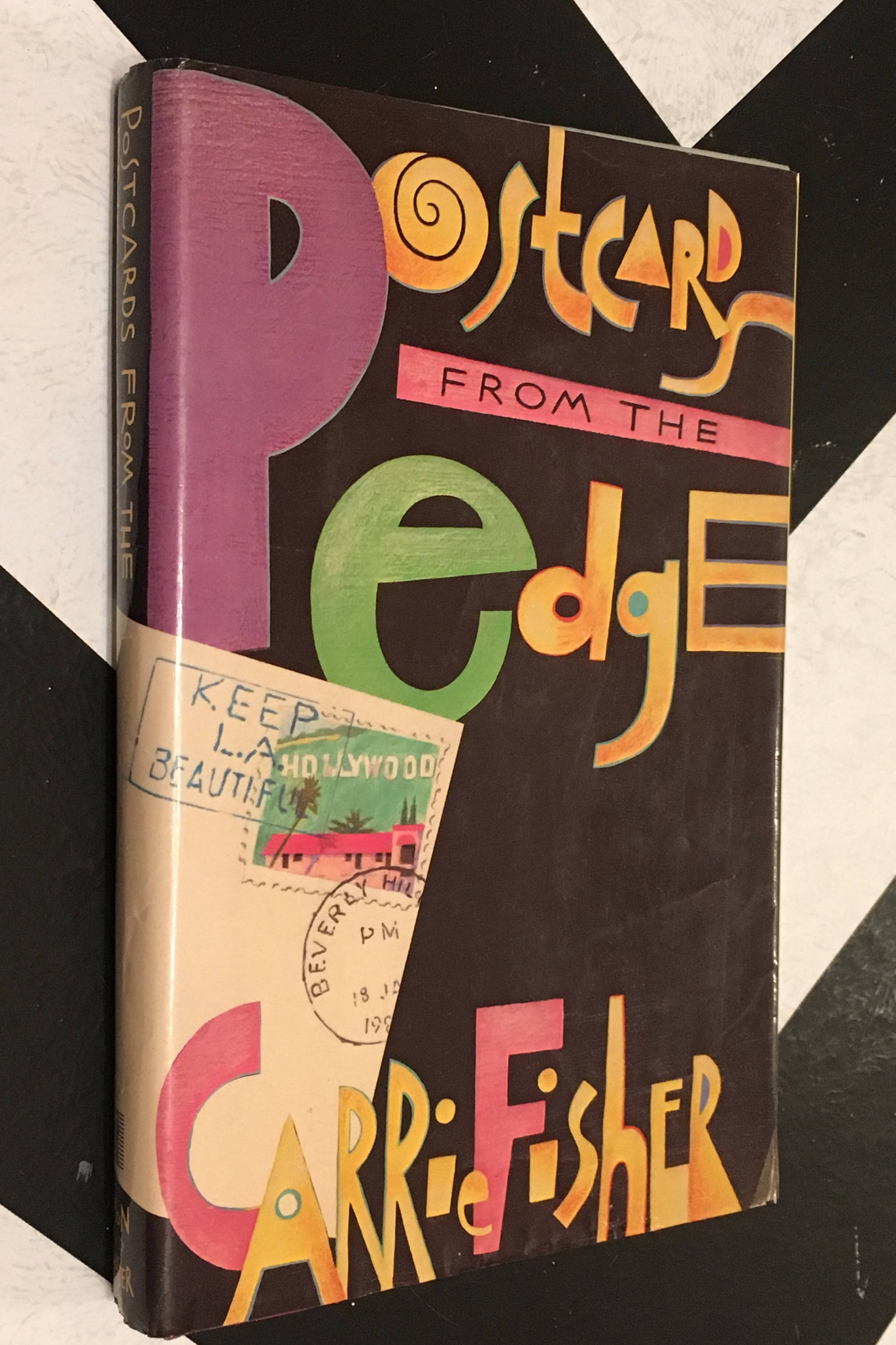 Postcards from the Edge by Carrie Fischer classic vintage memoir
