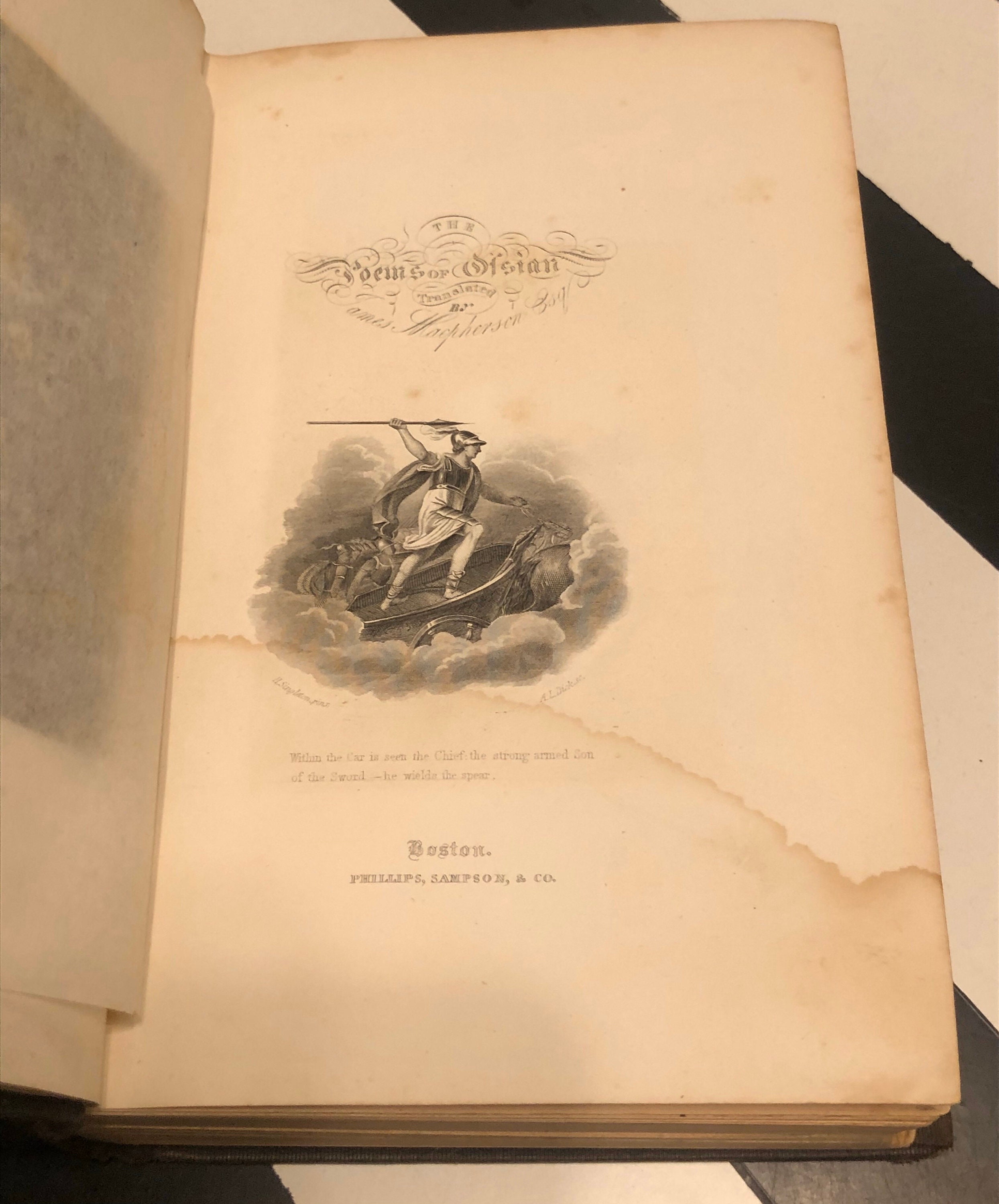 The Poems of Ossian; translated by James MacPherson, Esq. (1858