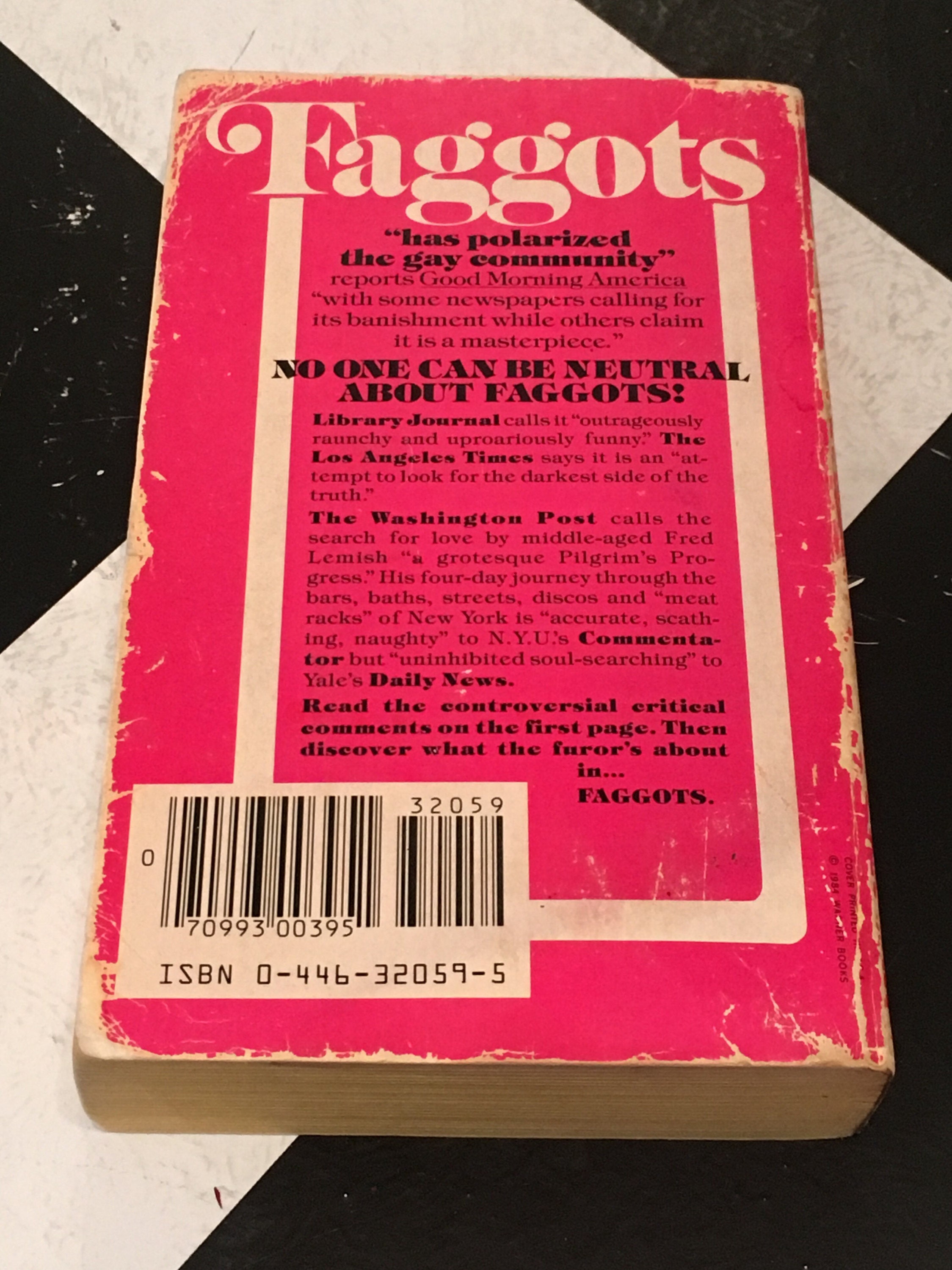 Faggots by Larry Kramer vintage classic queer LGBTQ literature ...