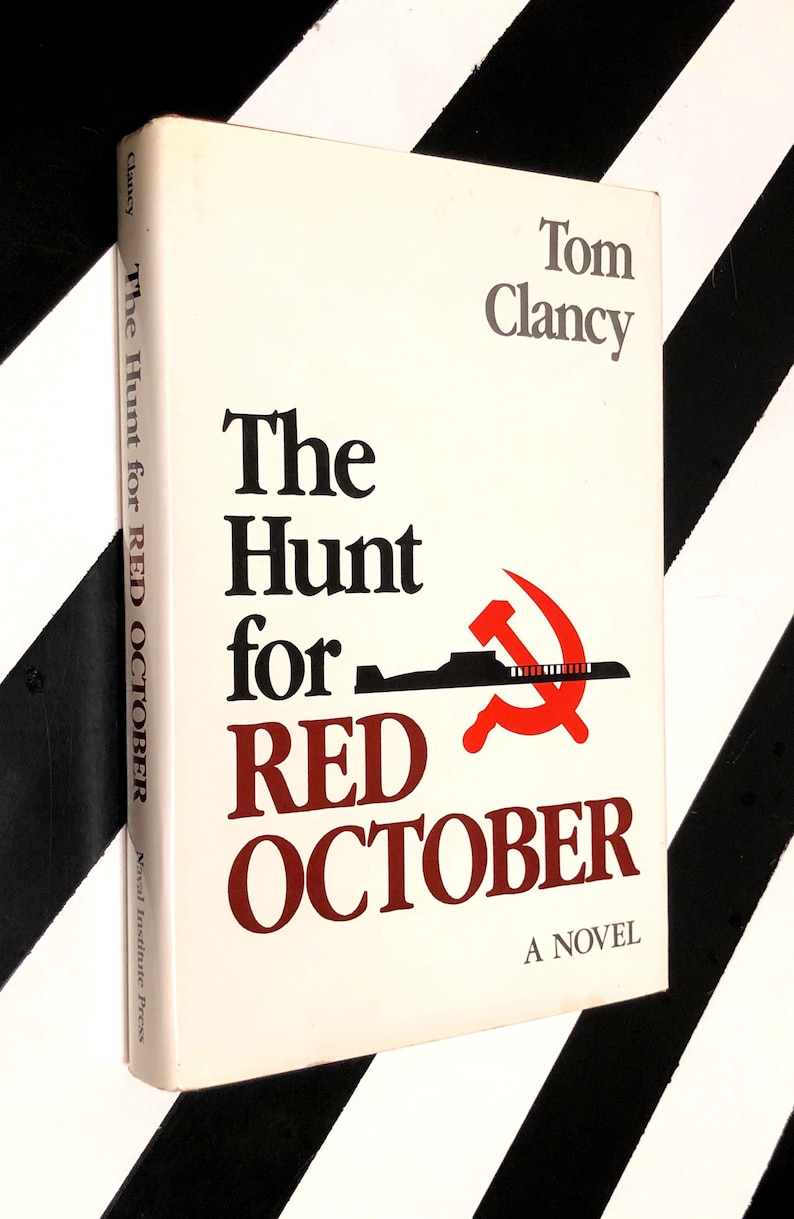 The Hunt for Red October by Tom Clancy 1984 Hardcover Book Etsy