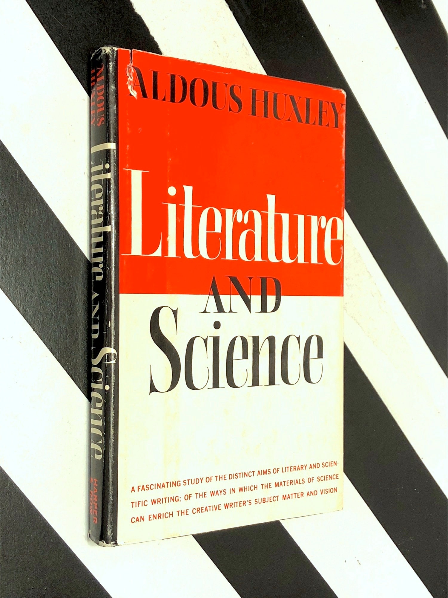 Literature and Science by Aldous Huxley (1963) first edition book