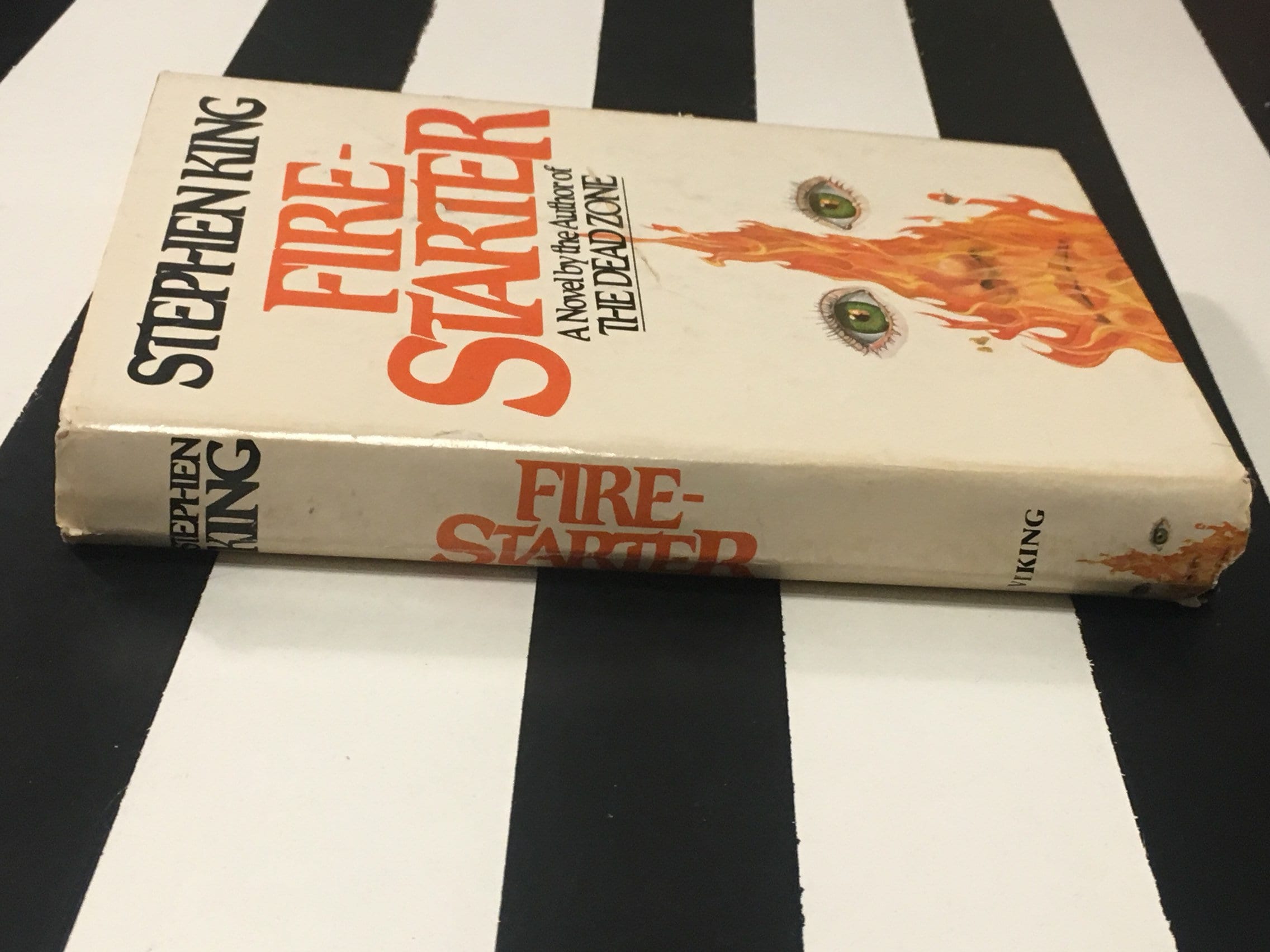 Firestarter A Novel by Stephen King (1980) hardcover book