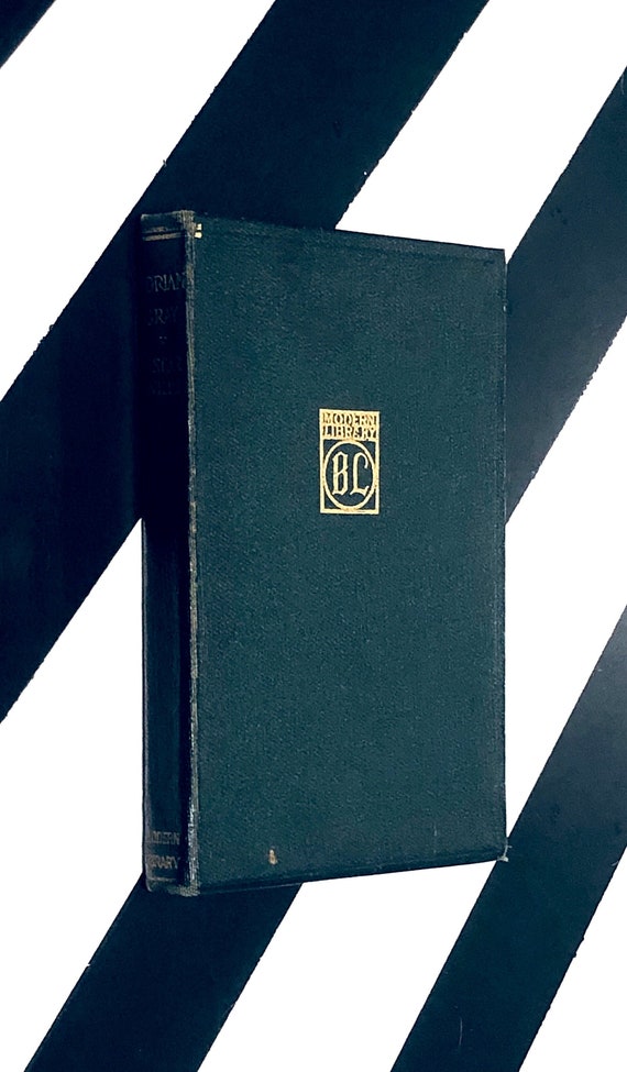 The Picture of Dorian Gray by Oscar Wilde with Preface by Basil Hallward (undated) stiff leatherette boards Modern Library book