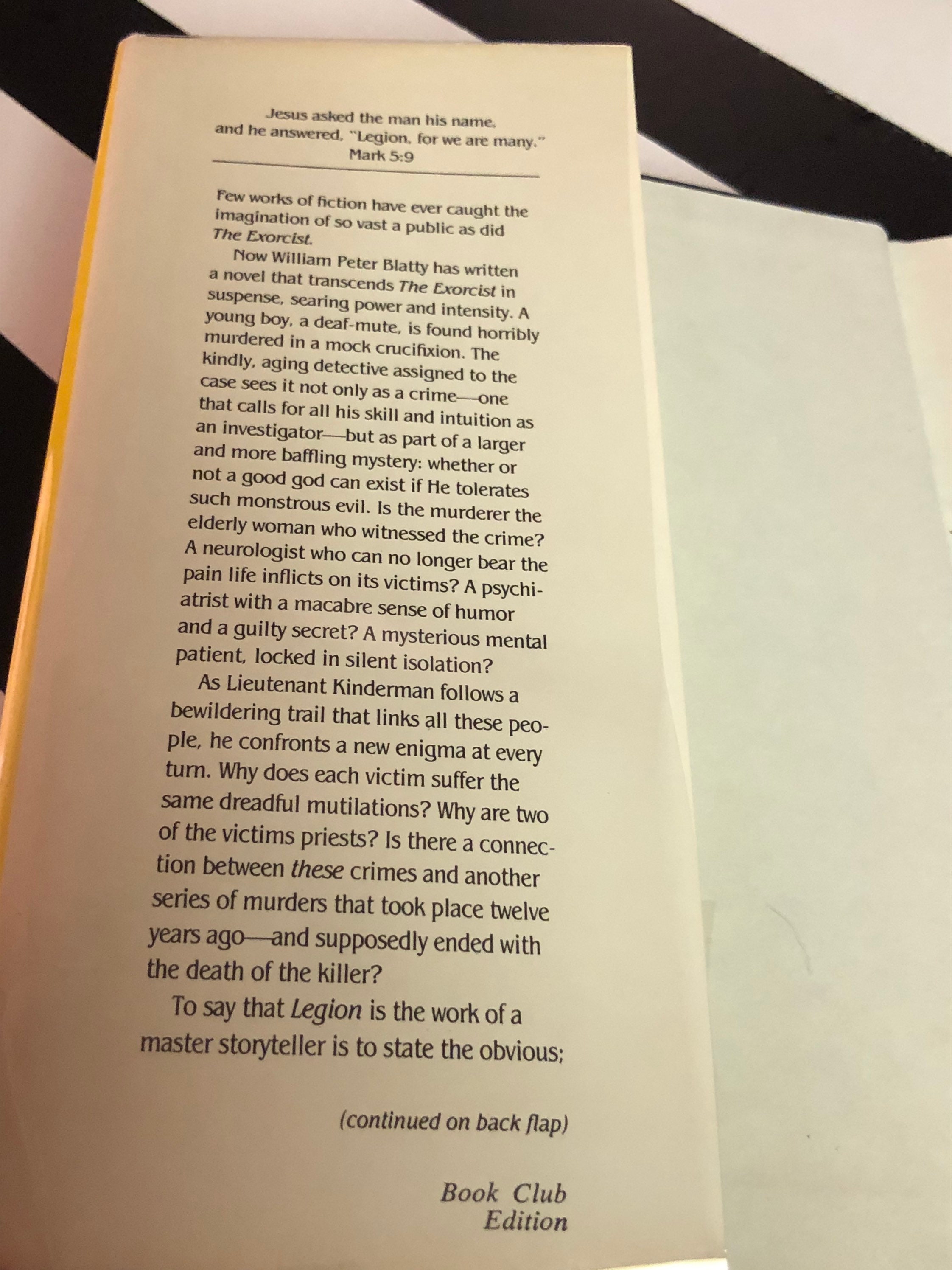 legion blatty novel