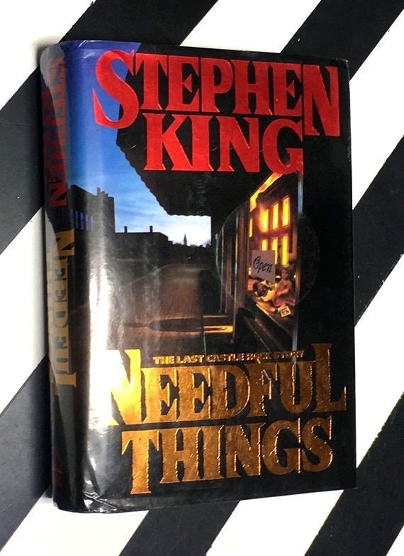 Needful Things by Stephen King (1991) hardcover book