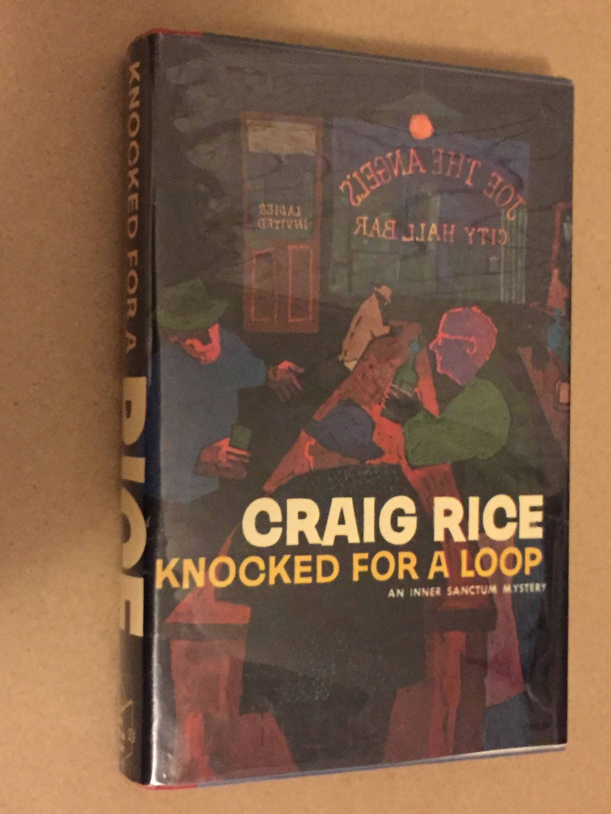 Knocked for a Loop by Craig Rice (1957) hardcover, first ediiton