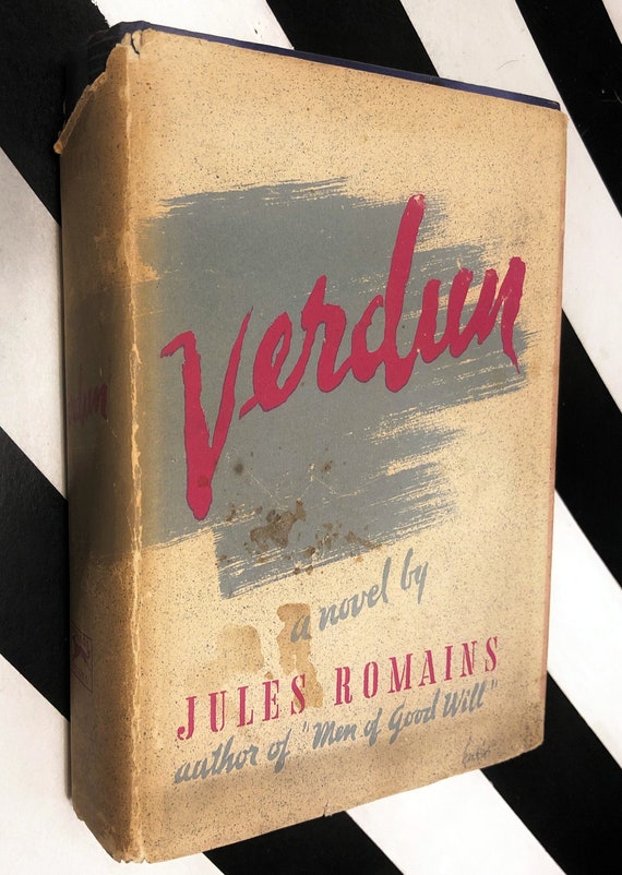 Verdun: A Novel by Jules Romains (1939)  hardcover book