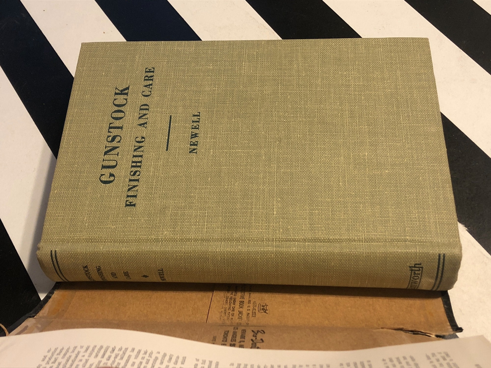 Gunstock Finishing and Care by A. Donald Newell (1954) hardcover book