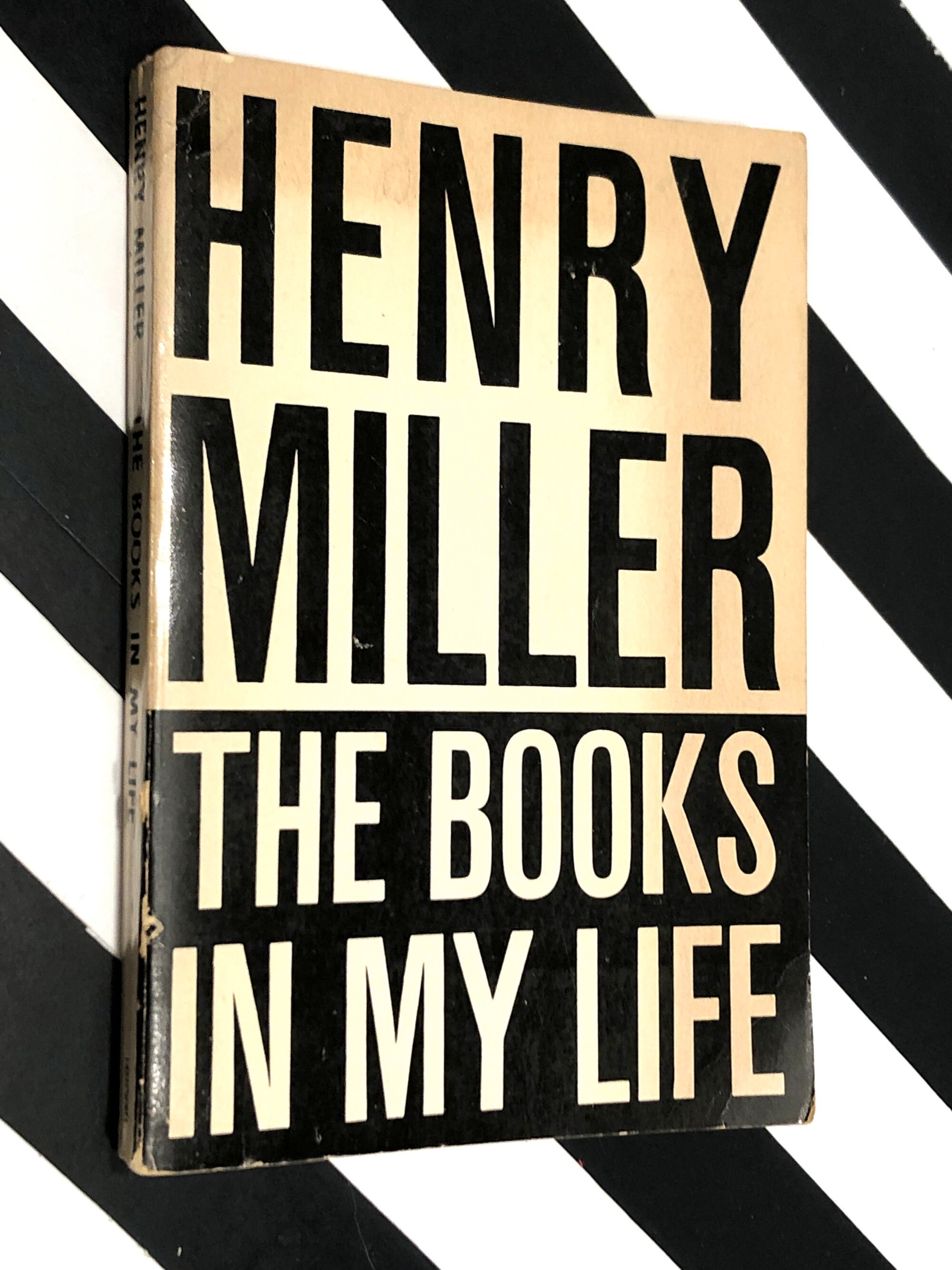 The Books in My Life by Henry Miller (1969) softcover book