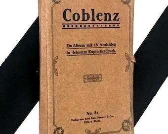 Coblenz No. 82 (no date) softcover ephemera vintage postcard album