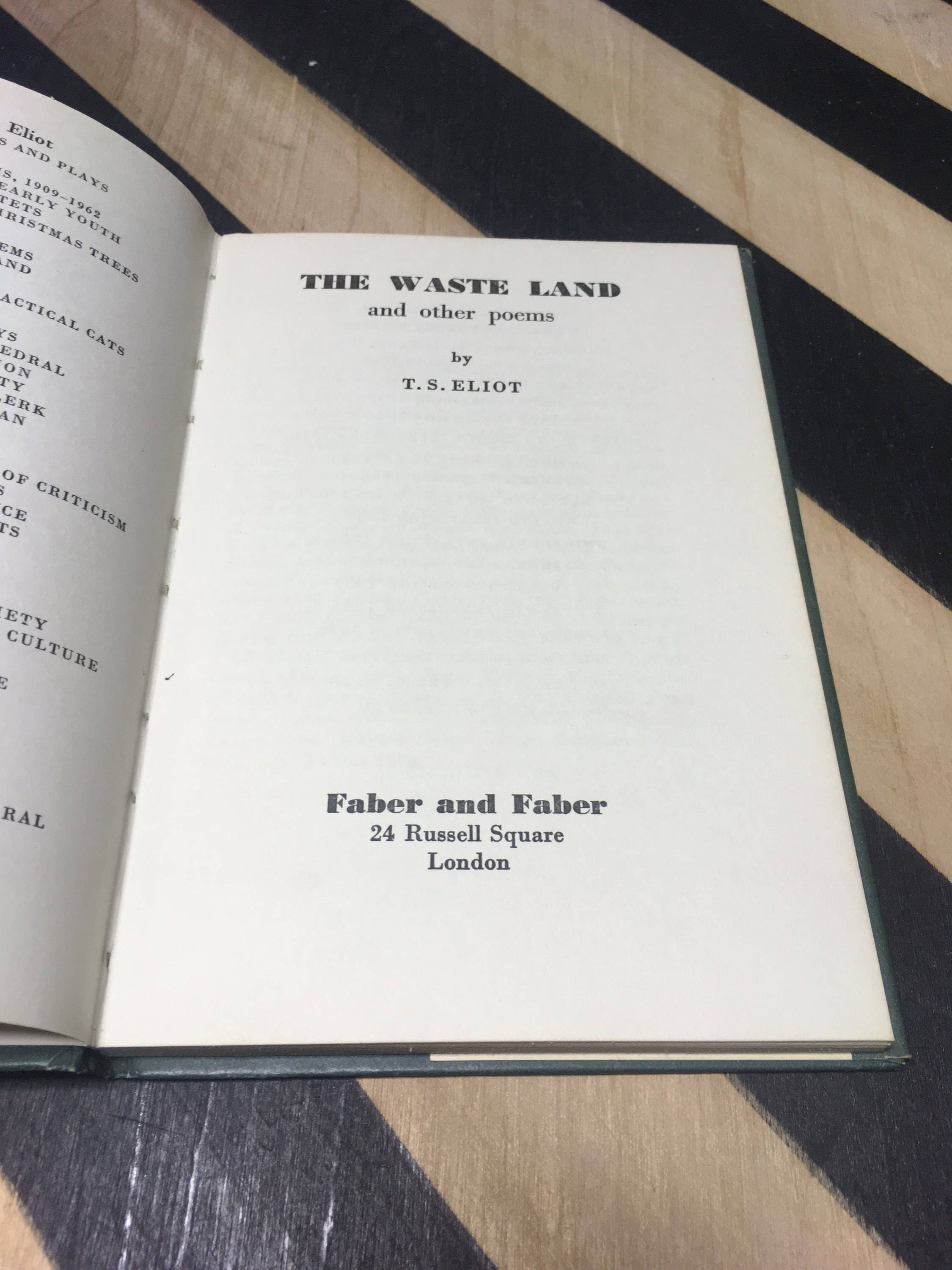 ts eliot the waste land and other poems ts eliot the waste land and other poems