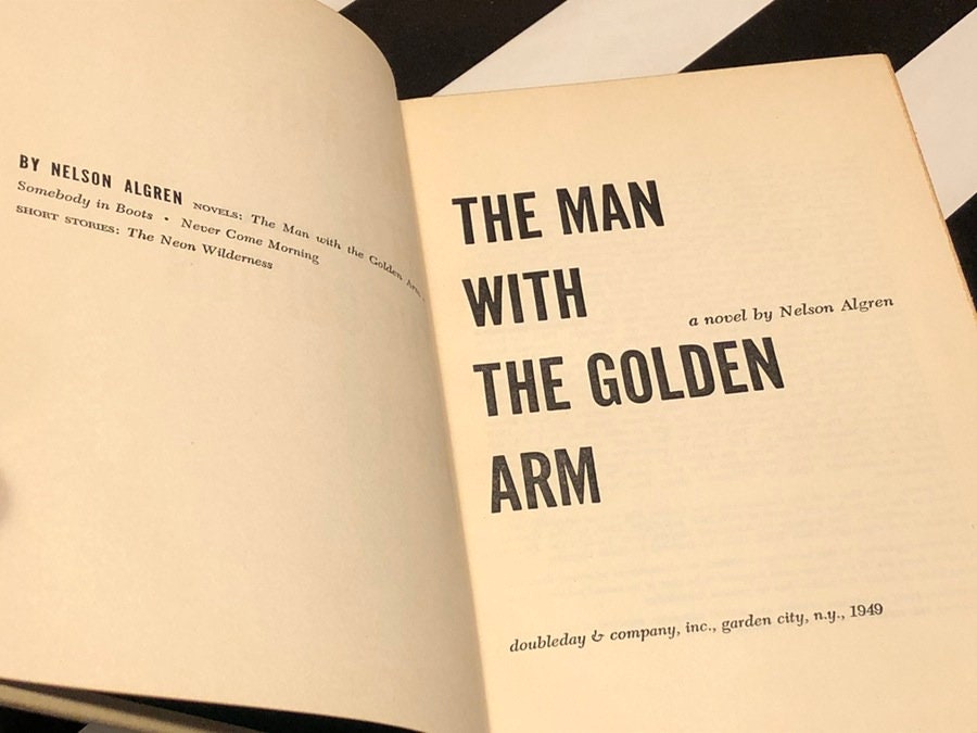 The Man with the Golden Arm by Nelson Algren (1949) hardcover book