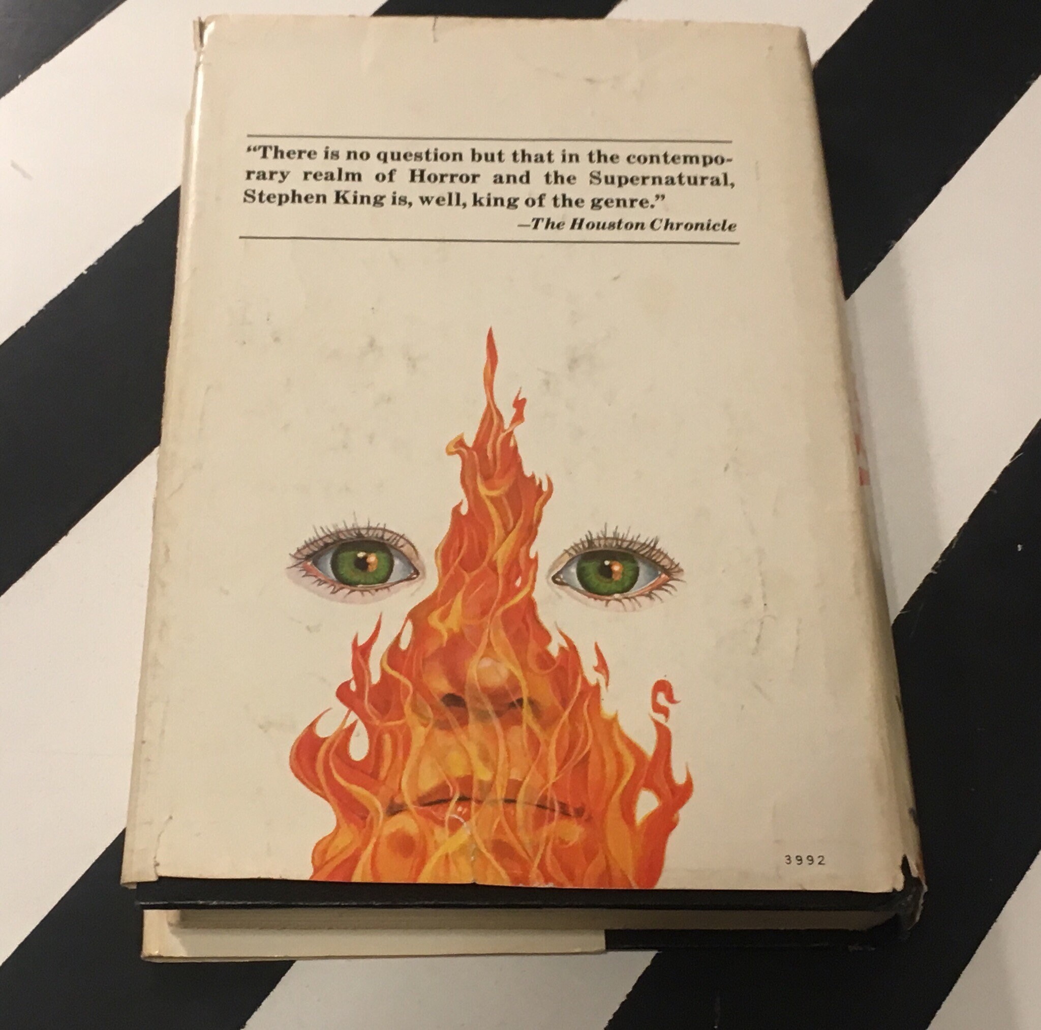 Firestarter A Novel by Stephen King (1980) hardcover book