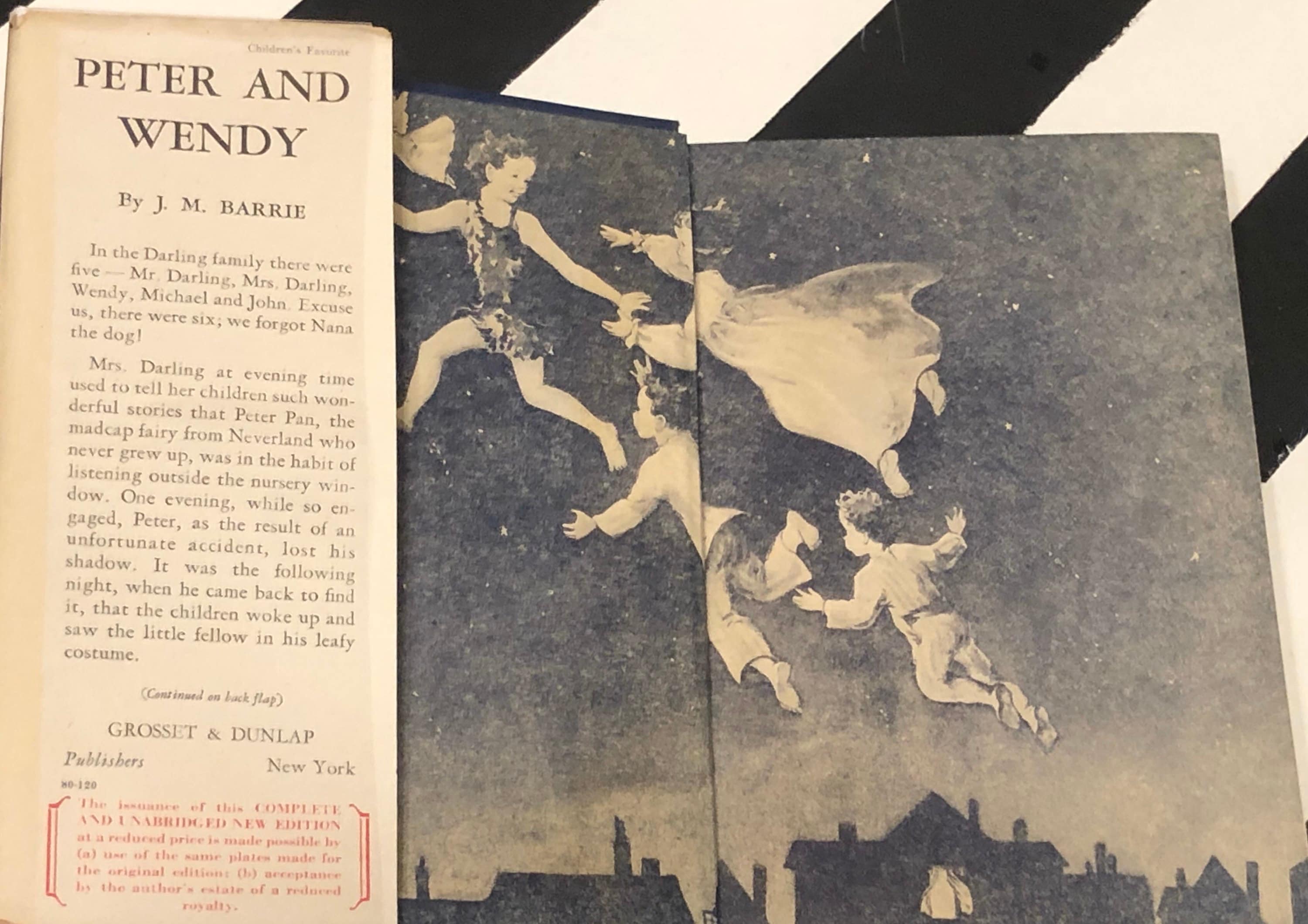 Peter and Wendy by J. M. Barrie 1911 Hardcover Classic | Etsy