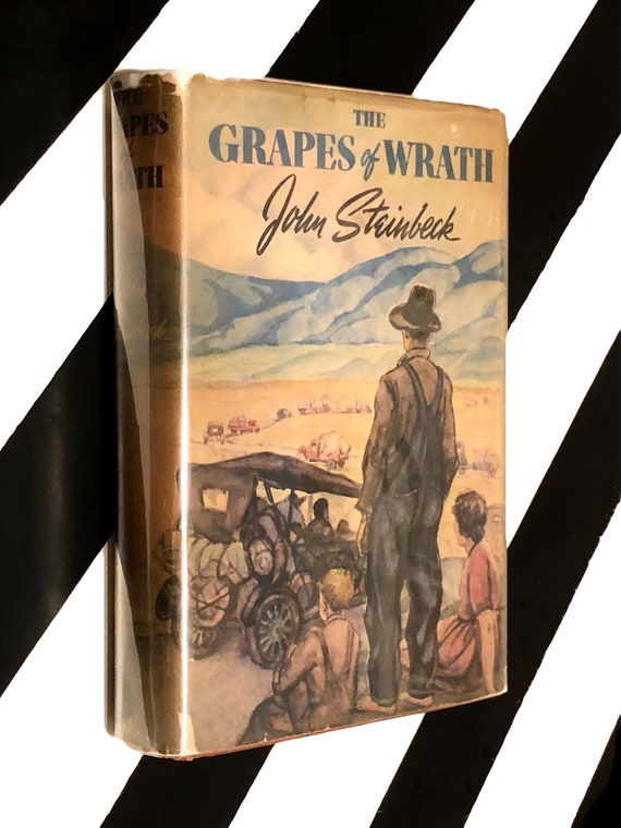 The Grapes of Wrath by John Steinbeck (1941) hardcover book