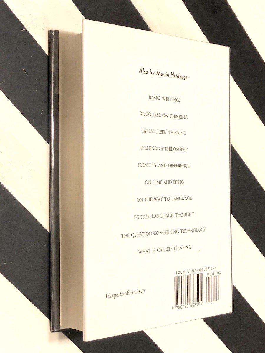 Being and Time by Martin Heidegger (1962) hardcover book Being and Time by Martin Heidegger (1962) hardcover book