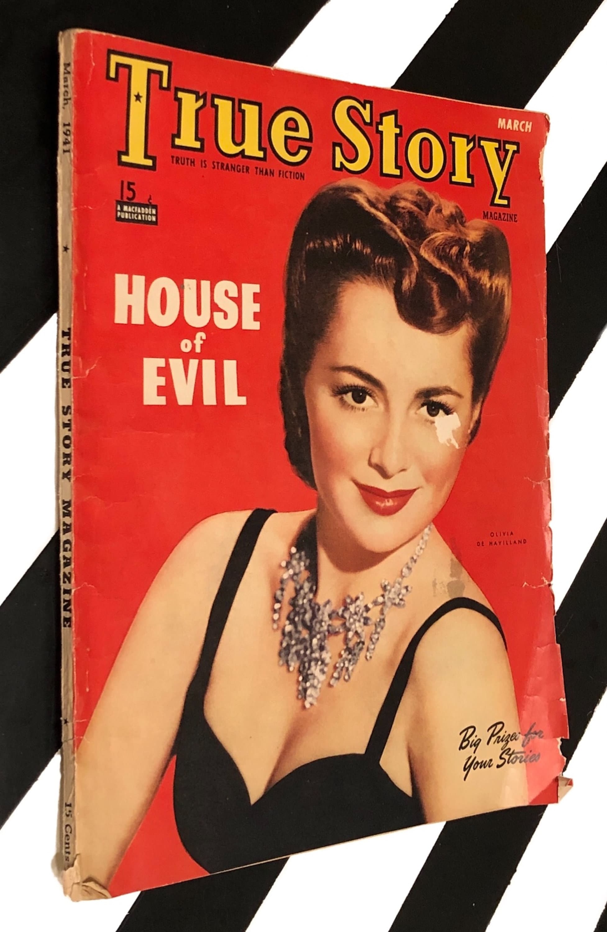 True Story Magazine March, 1941 Volume 44 Number 2 (softcover) vintage