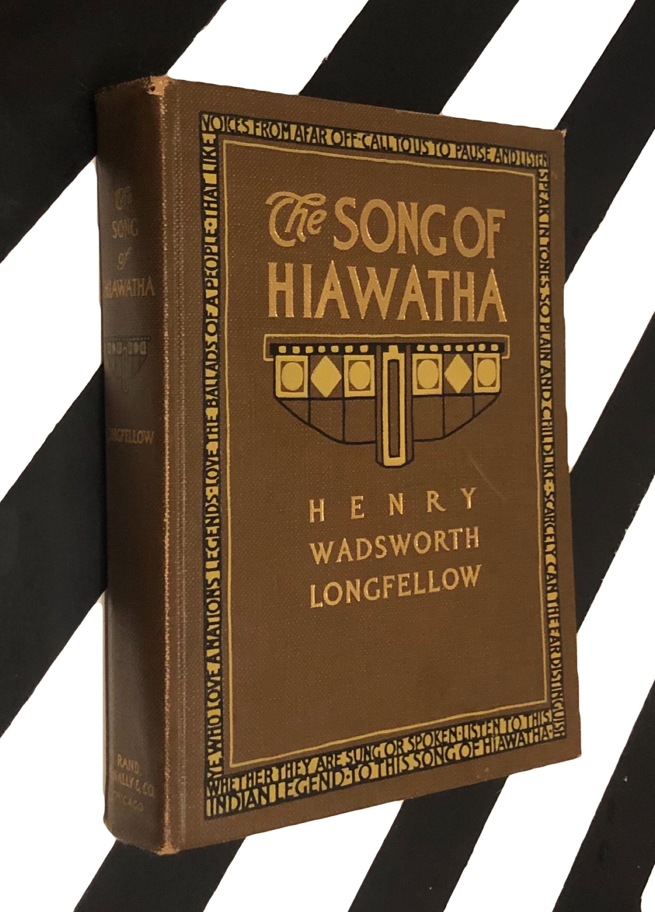 The Song of Hiawatha by Henry Wadsworth Longfellow (1911) hardcover book