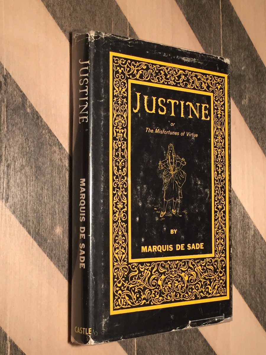 Justine by Marquis de Sade (1964) hardcover book