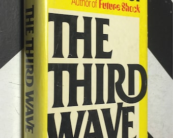 The Third Wave by Alvin Toffler (Hardcover, 1980) vintage book