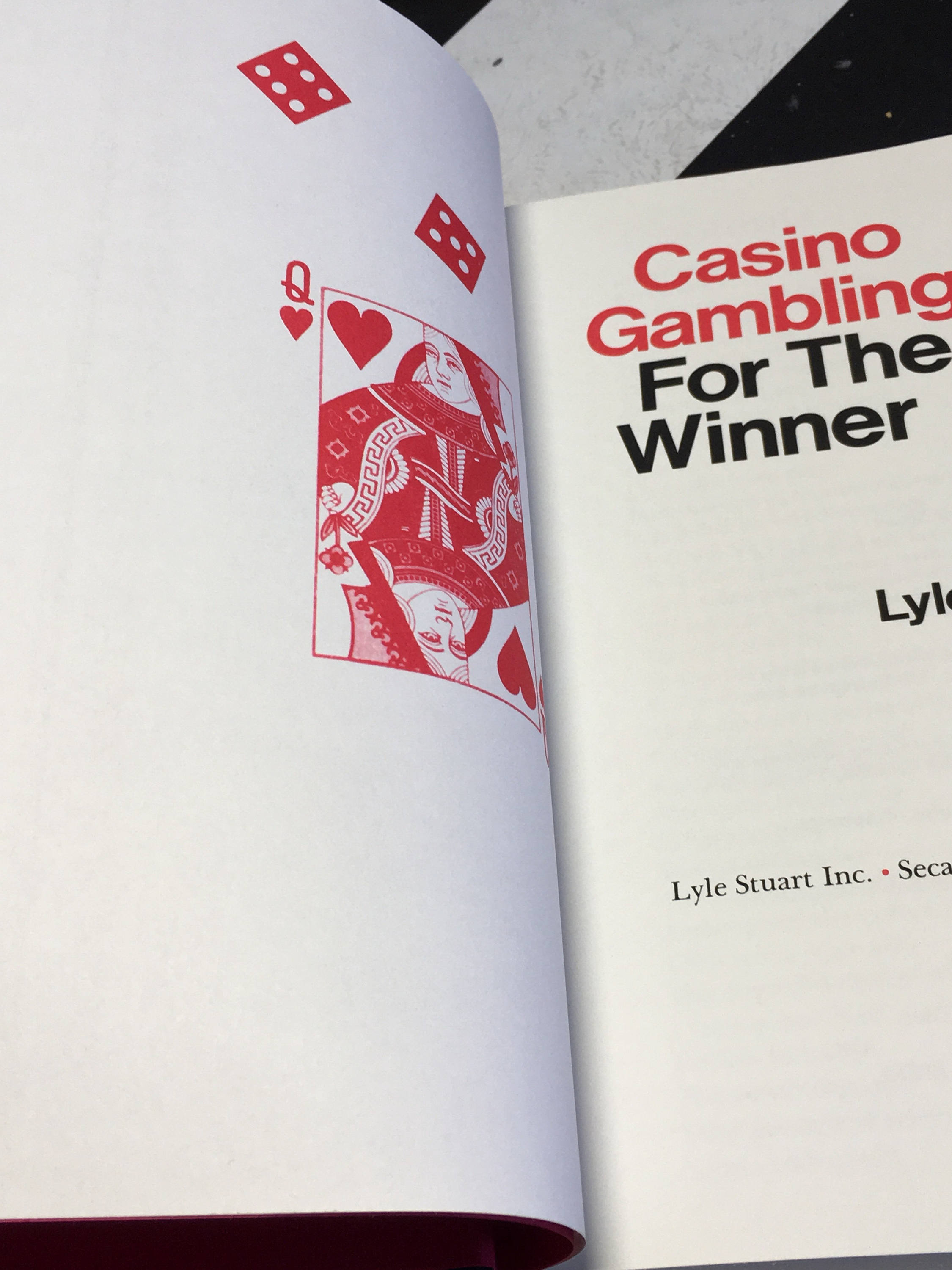 Casino Gambling for the Winner by Lyle Stuart (1978) hardcover book