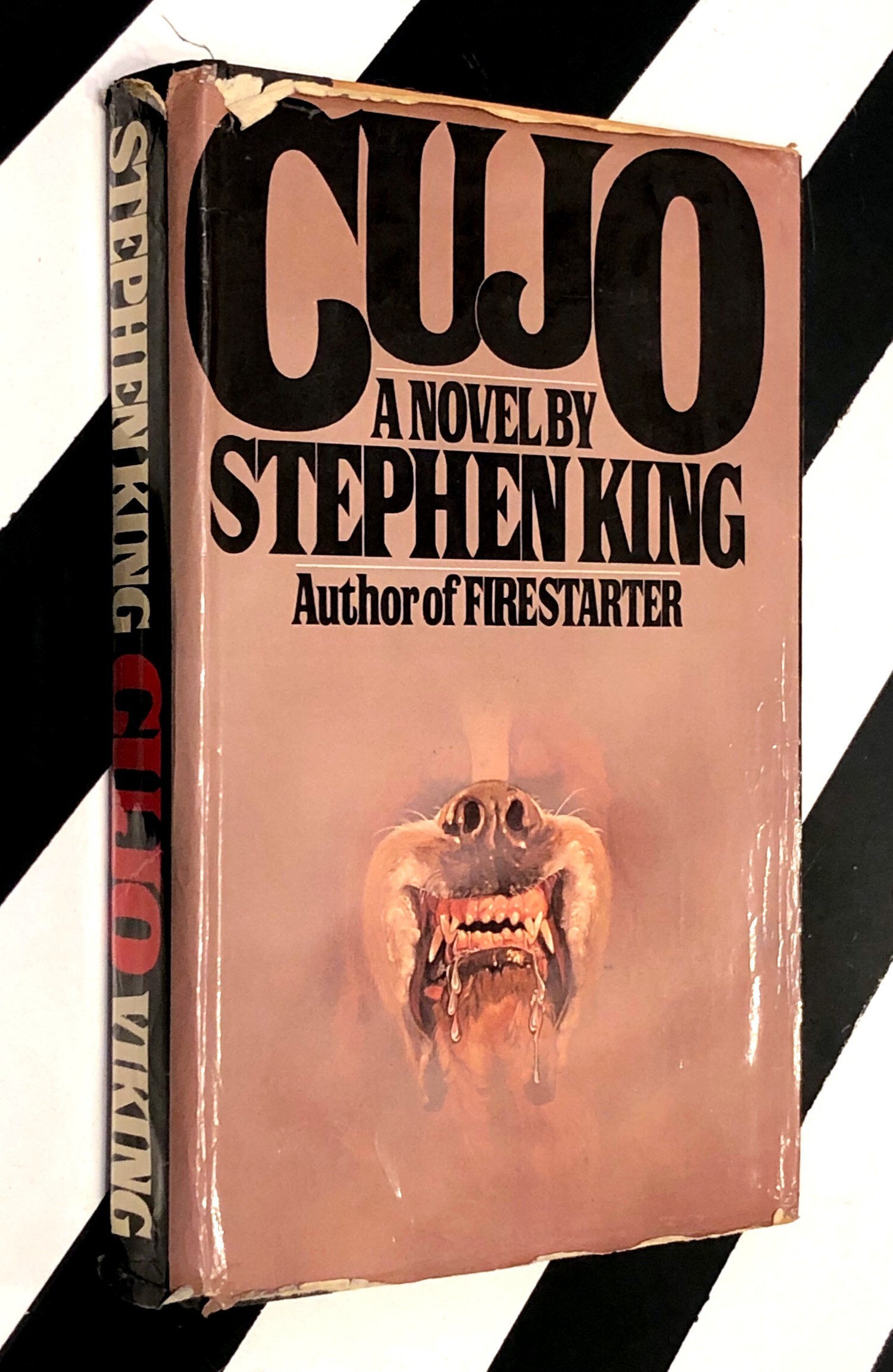 Cujo A Novel by Stephen King (1981) hardcover first edition book