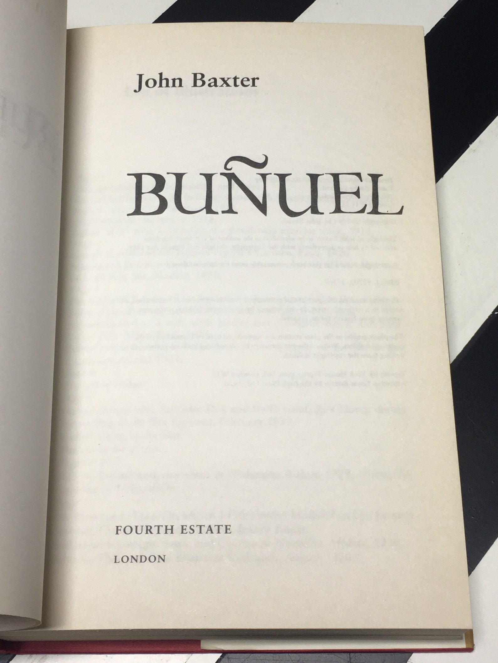 Buñuel de John Baxter 1994 libro de tapa dura Etsy España