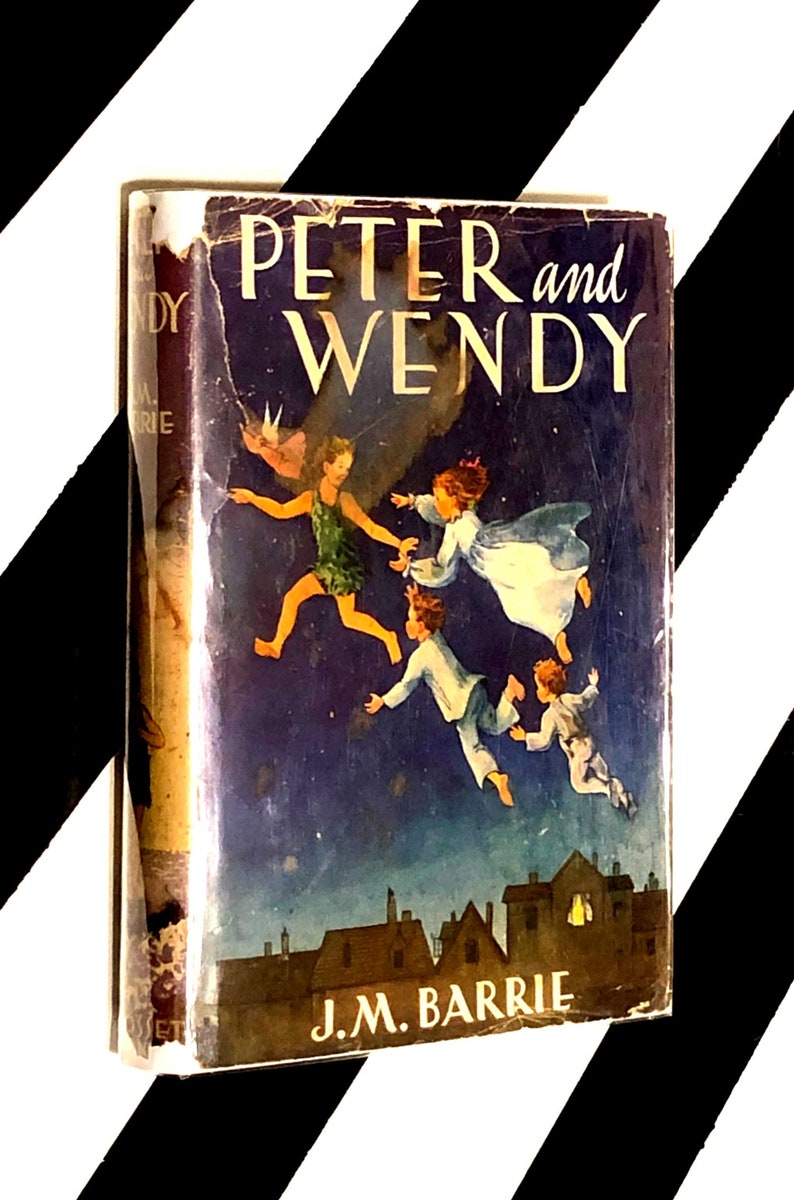 Peter and Wendy by J. M. Barrie 1911 hardcover classic vintage children's book image 1