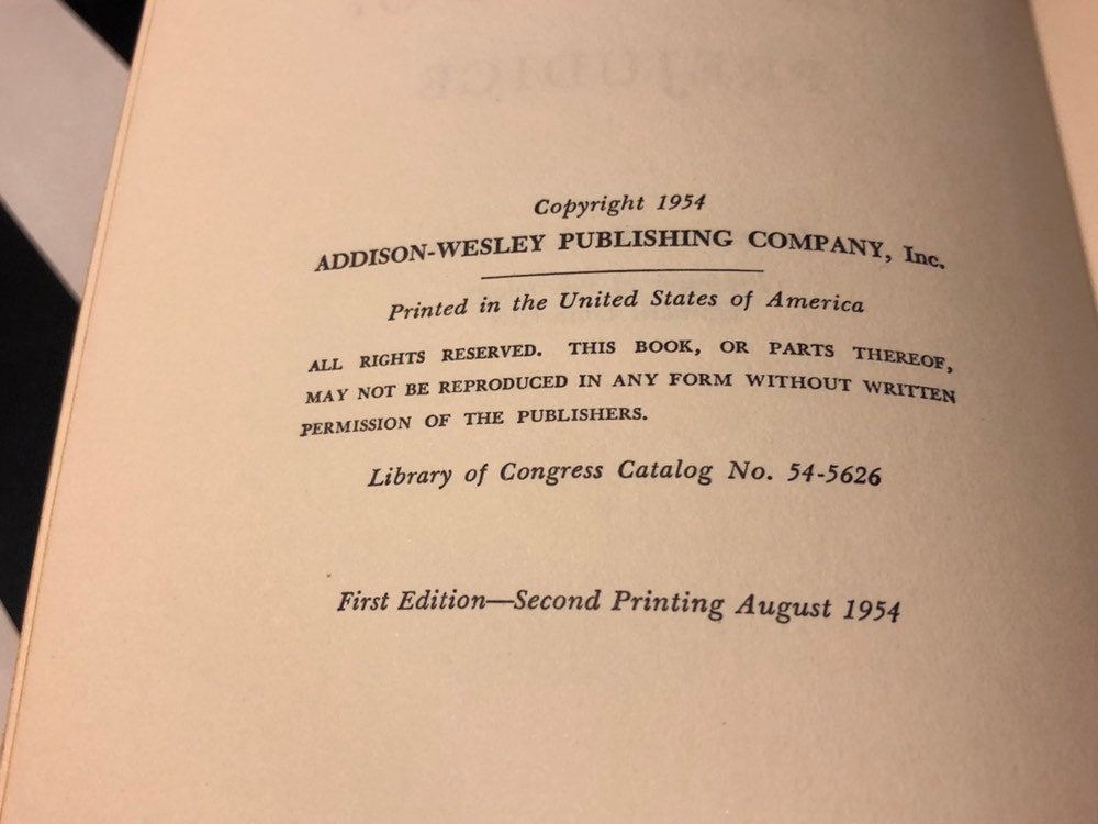 The Nature of Prejudice by Gordon Allport (1952) hardcover