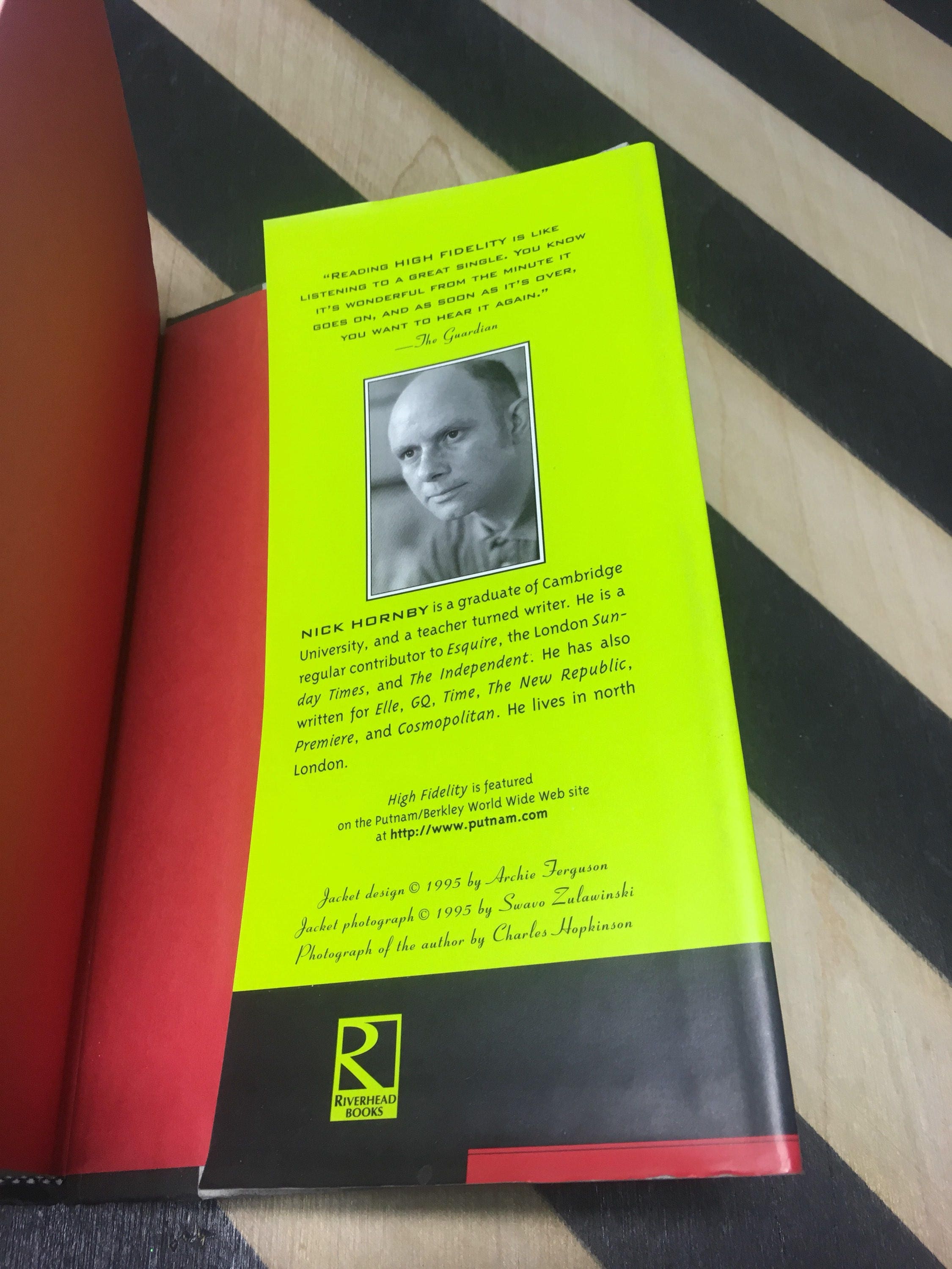 1995 nick hornby novel 1995 nick hornby novel