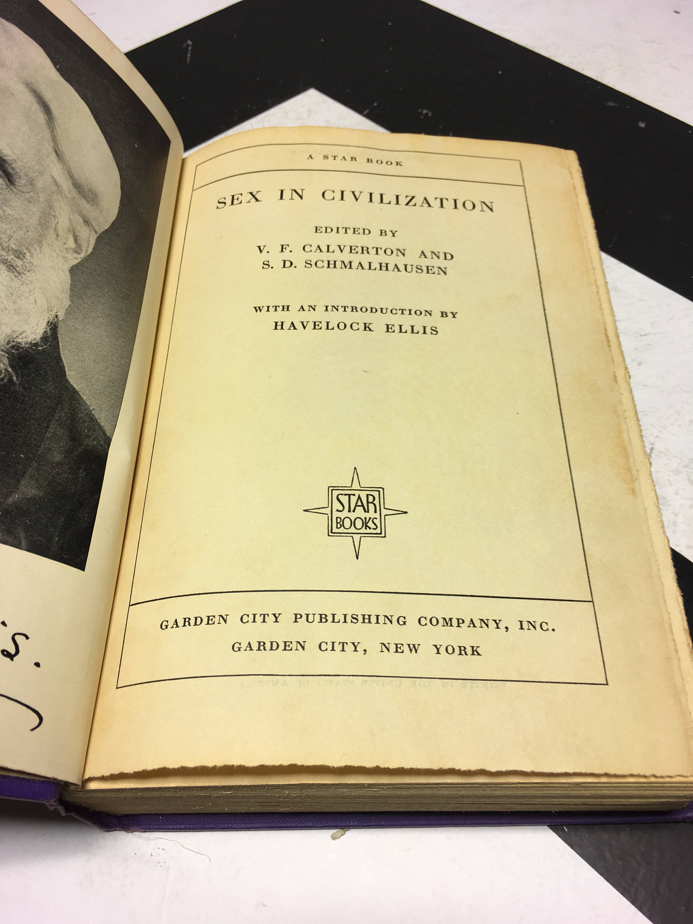 Sex in Civilization edited by V. F. Calverton and S. D. Schmalhausen