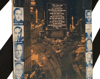 Tin Pan Alley Song Folio (1940s era) softcover song booklet