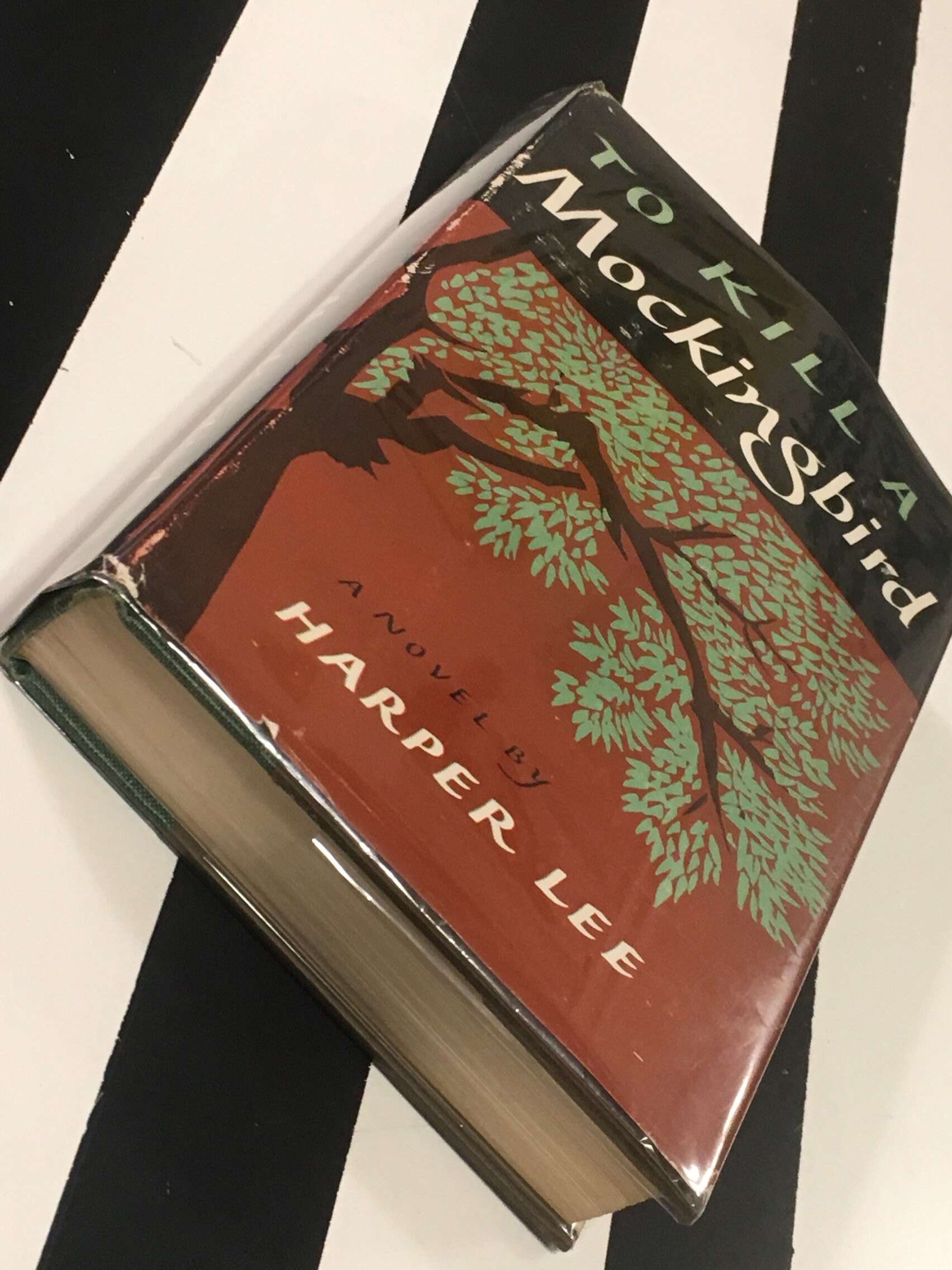 To Kill a Mockingbird A Novel by Harper Lee (1960) hardcover book