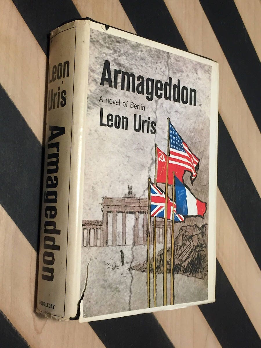 Armageddon by Leon Uris (1964) hardcover book